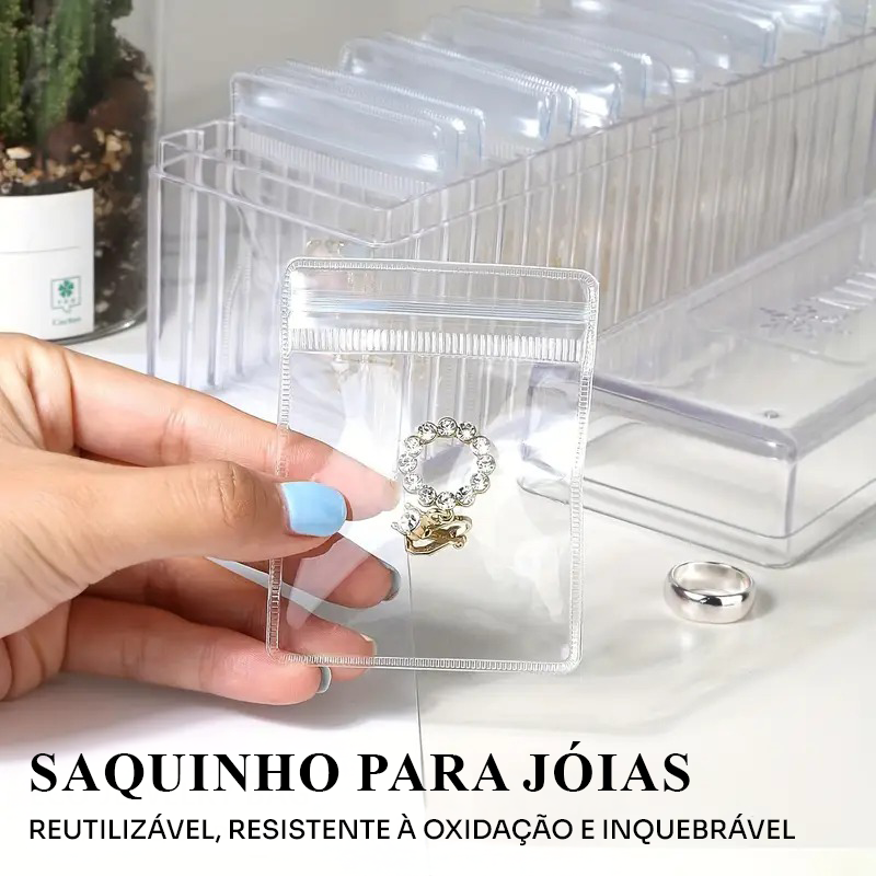 Caixa Organizadora de Jóias- 20 peças
