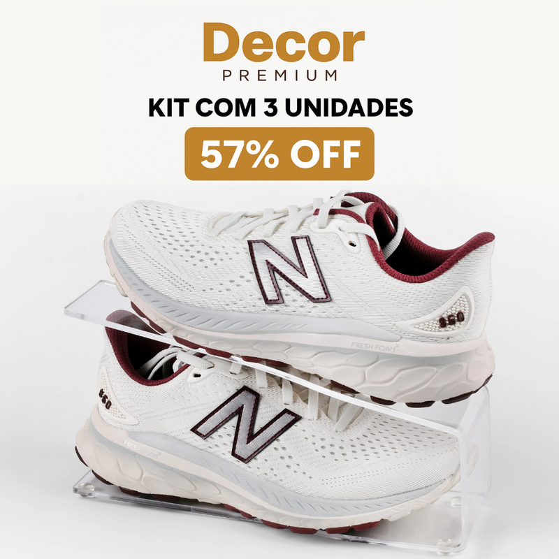 Organizador de Sapatos em Acrílico Premium